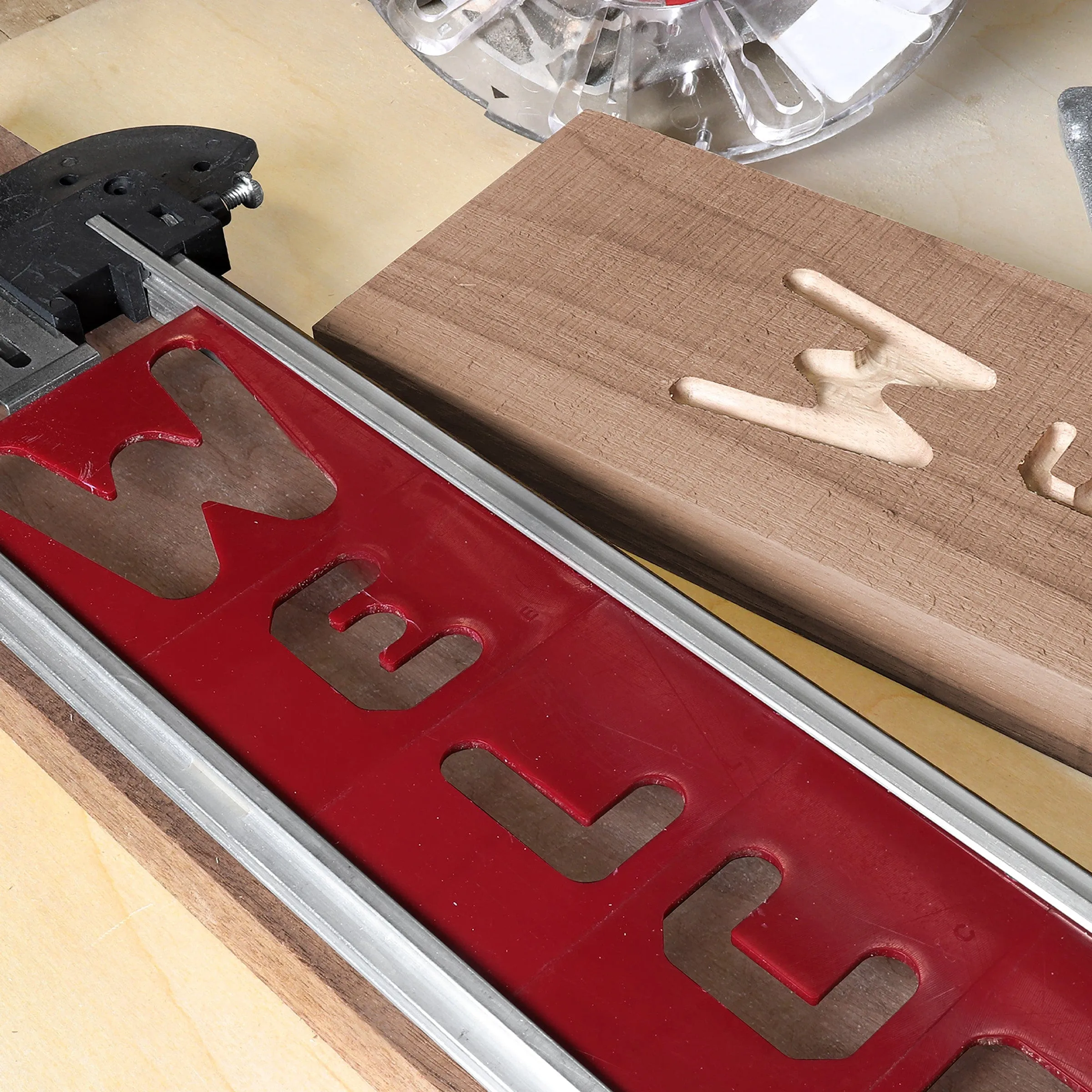 1-1/2" and 2-1/2" Vertical Letters Set for Sign Making Jigs 64pc