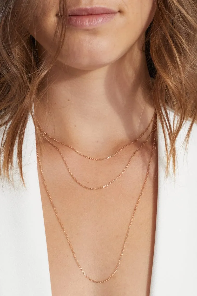1.5mm Chain Link Necklace - 24"
