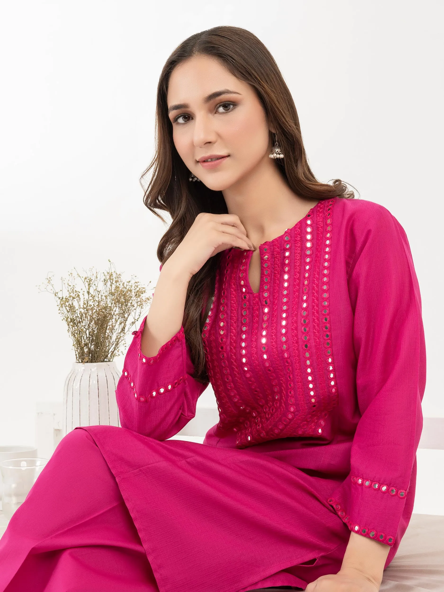 2 Piece Lawn Suit-Embroidered (Pret)