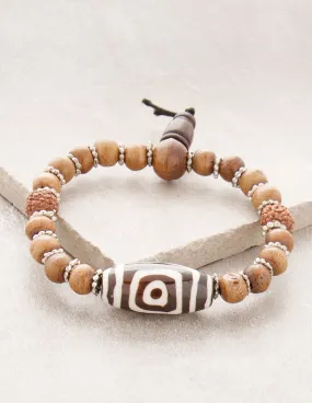 3-Eyed Tibetan Bracelet of Luck