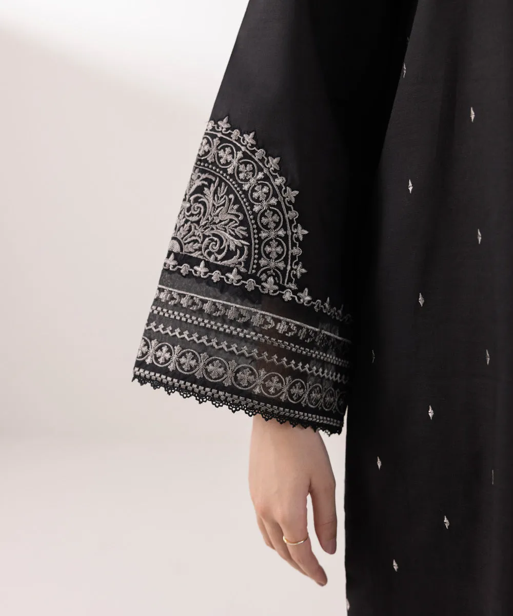 3 Piece - Embroidered Cambric Suit