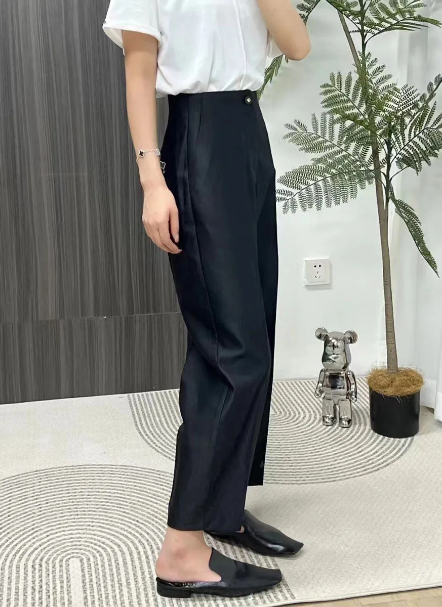 3240069 Midi Waist Pants *Black