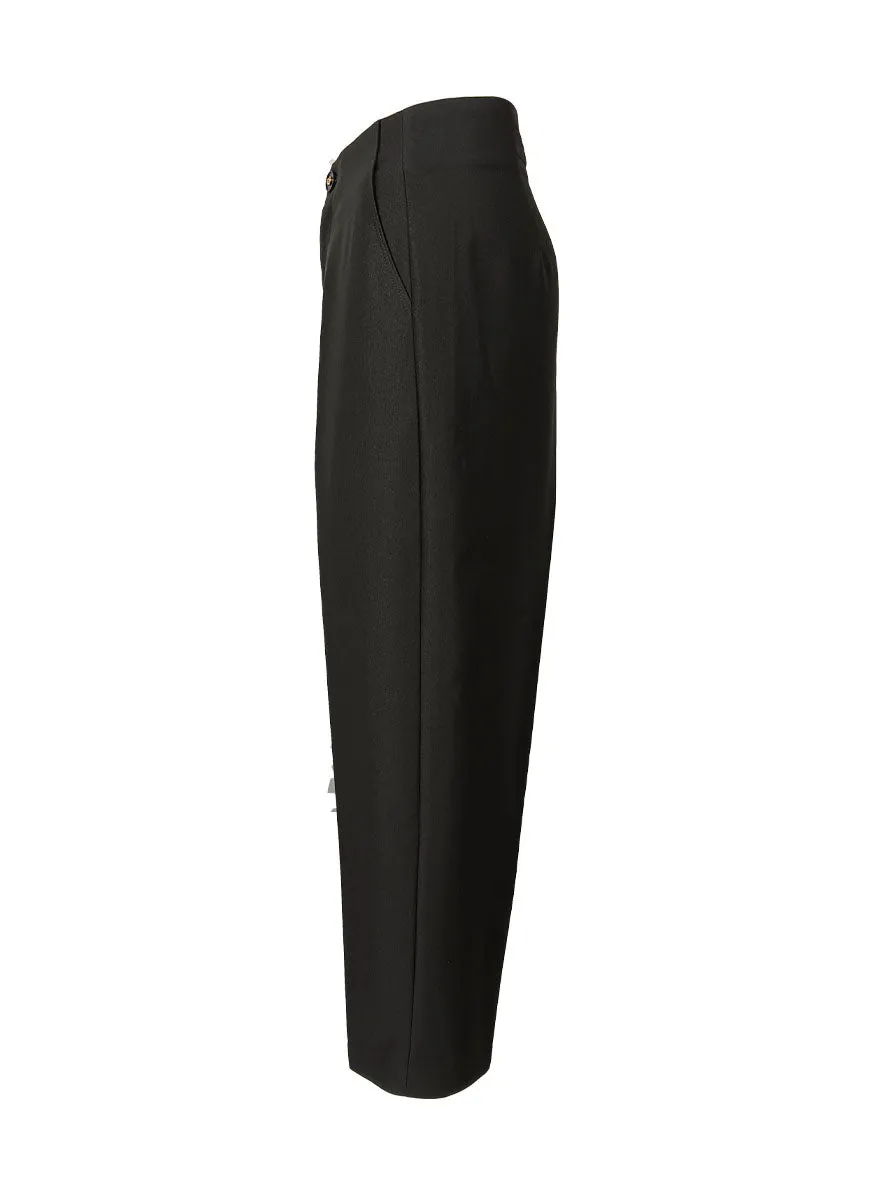 3240069 Midi Waist Pants *Black