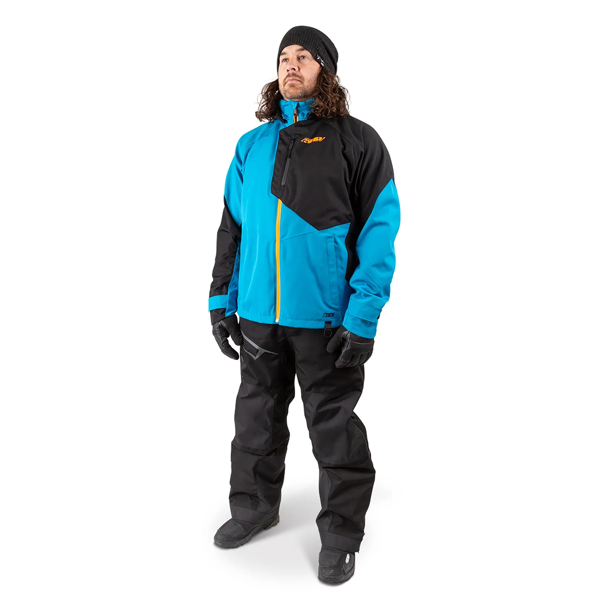 509  Evolve Snowmobile Jacket Shell Durable Breathable Liner Backcountry GT Cyan