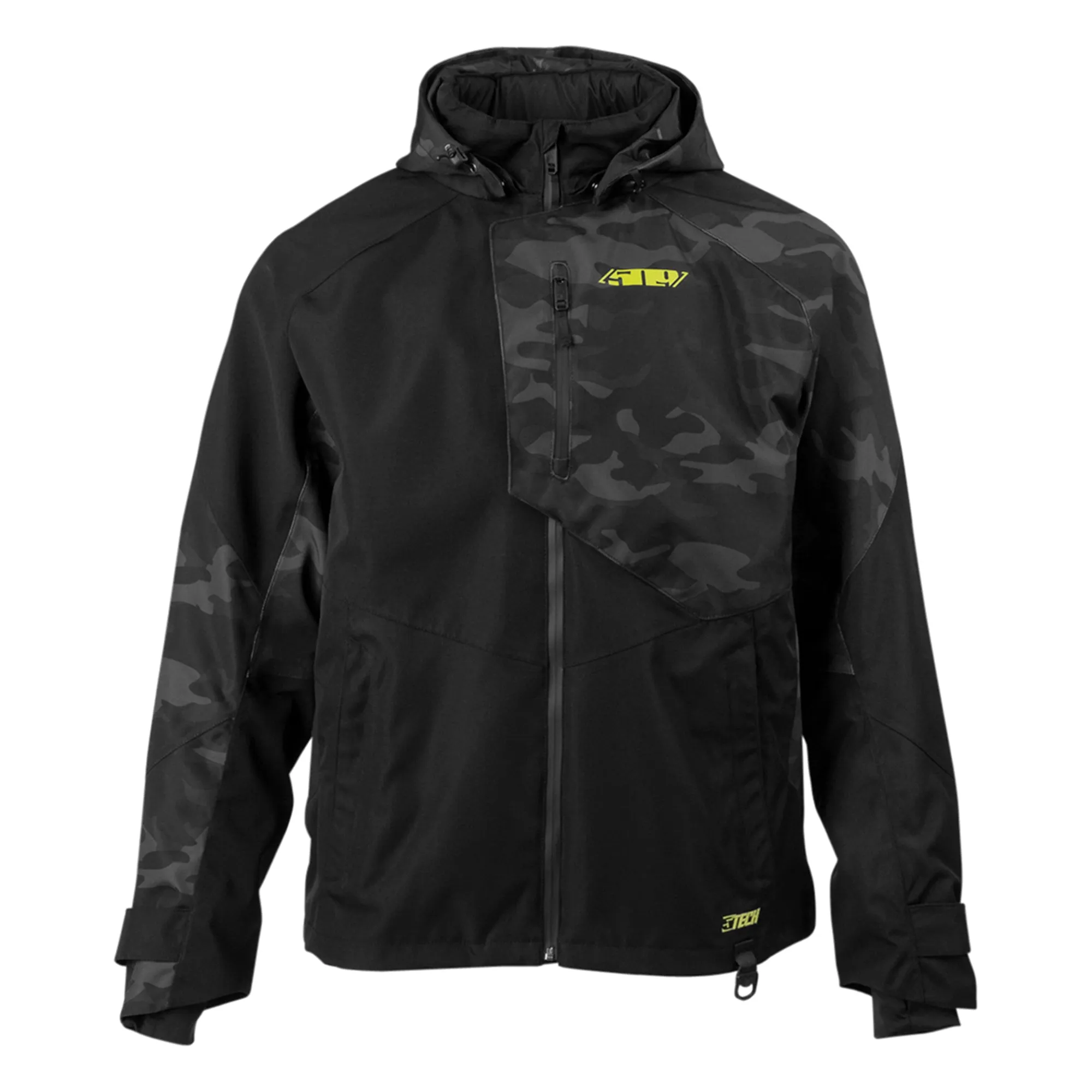 509  Evolve Snowmobile Jacket Shell Durable Breathable Liner Black Camo