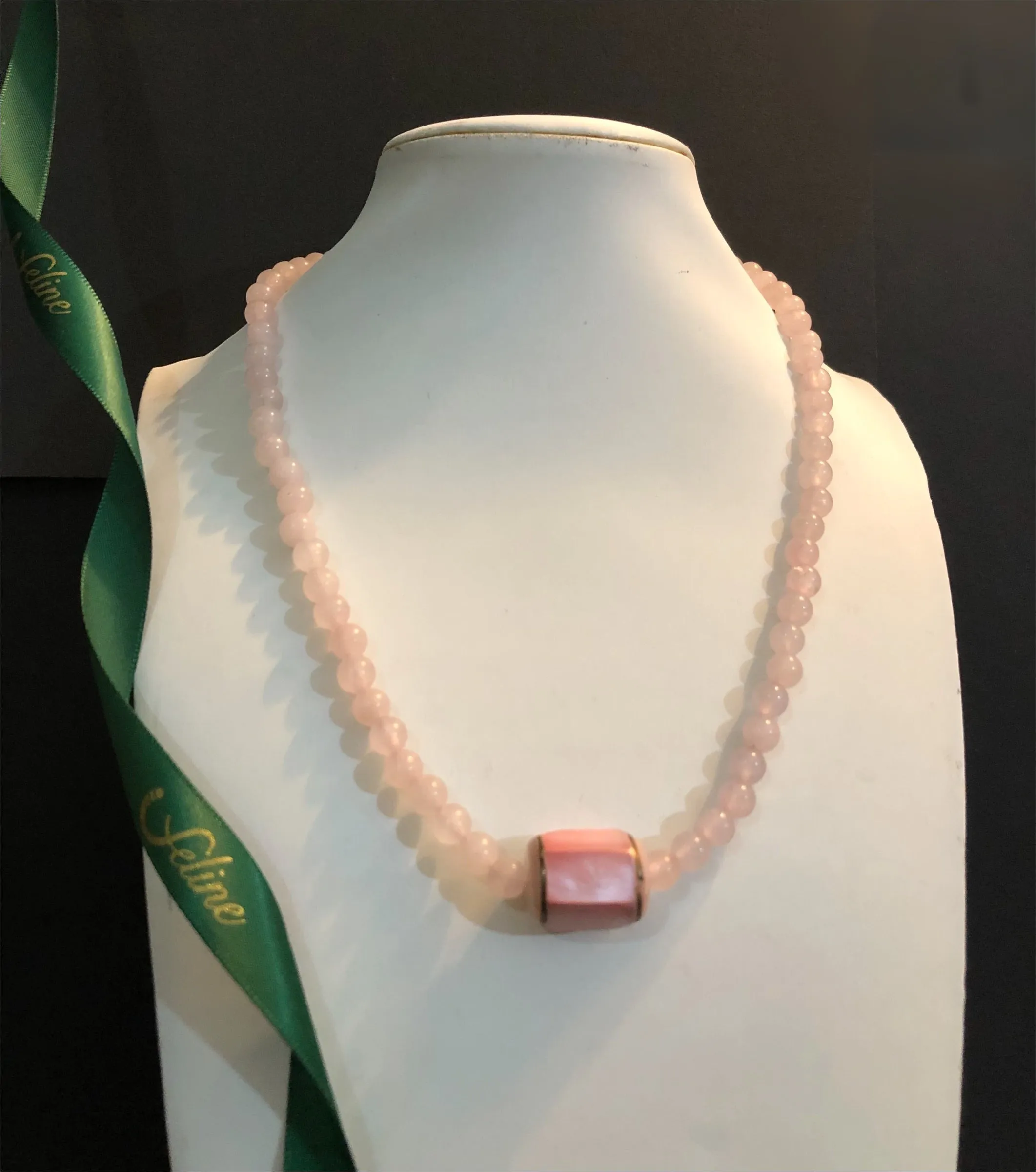 Adèle Rose Quartz Necklace