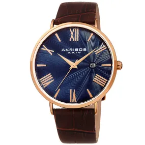 Akribos Xxiv Waves Blue Dial Men's Watch AK1041RGBU