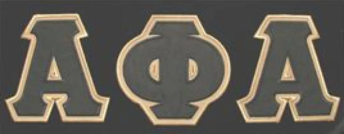 Alpha 4" Tackle Twill Letters