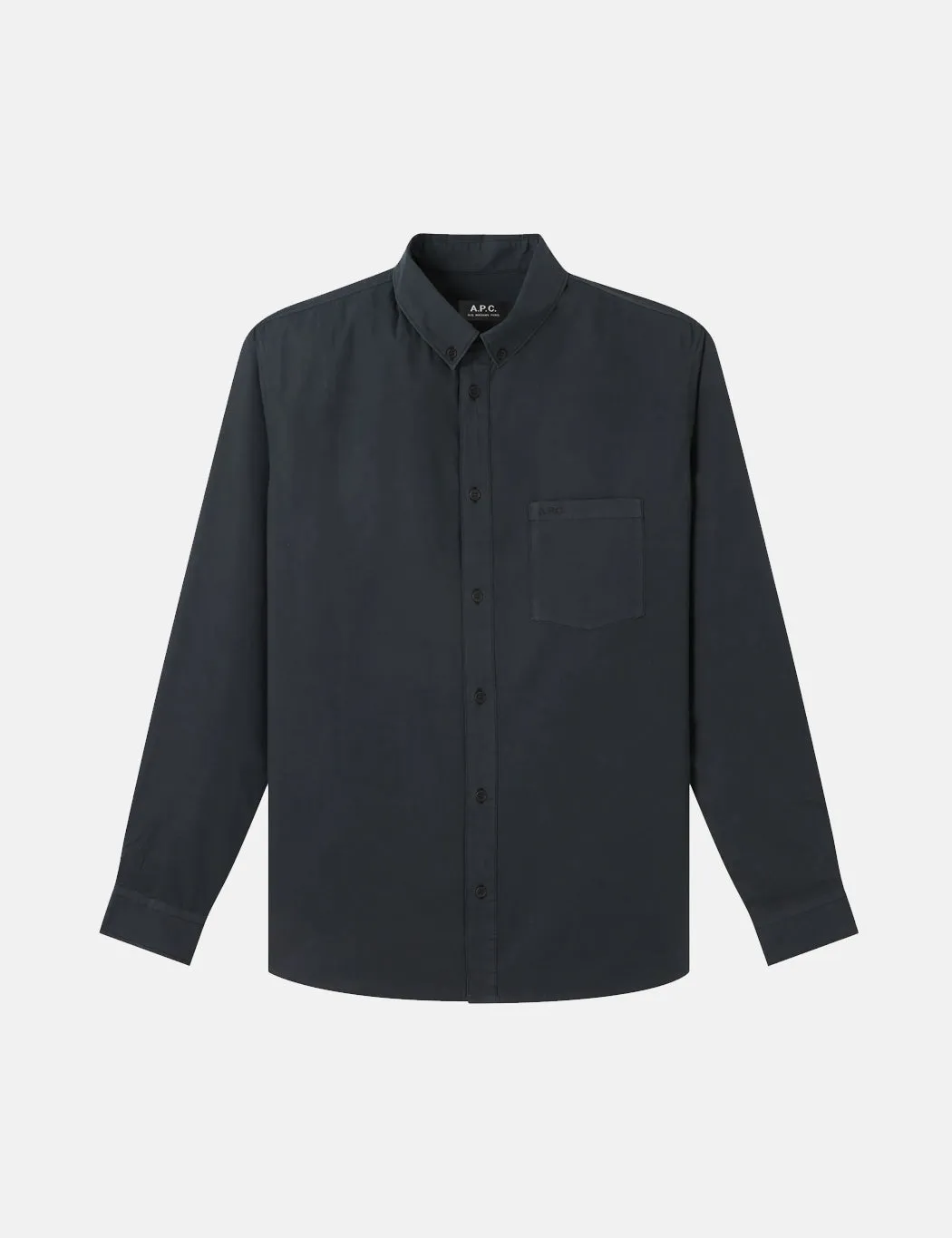 A.P.C. Edouard Shirt (Cotton) - Anthracite Grey