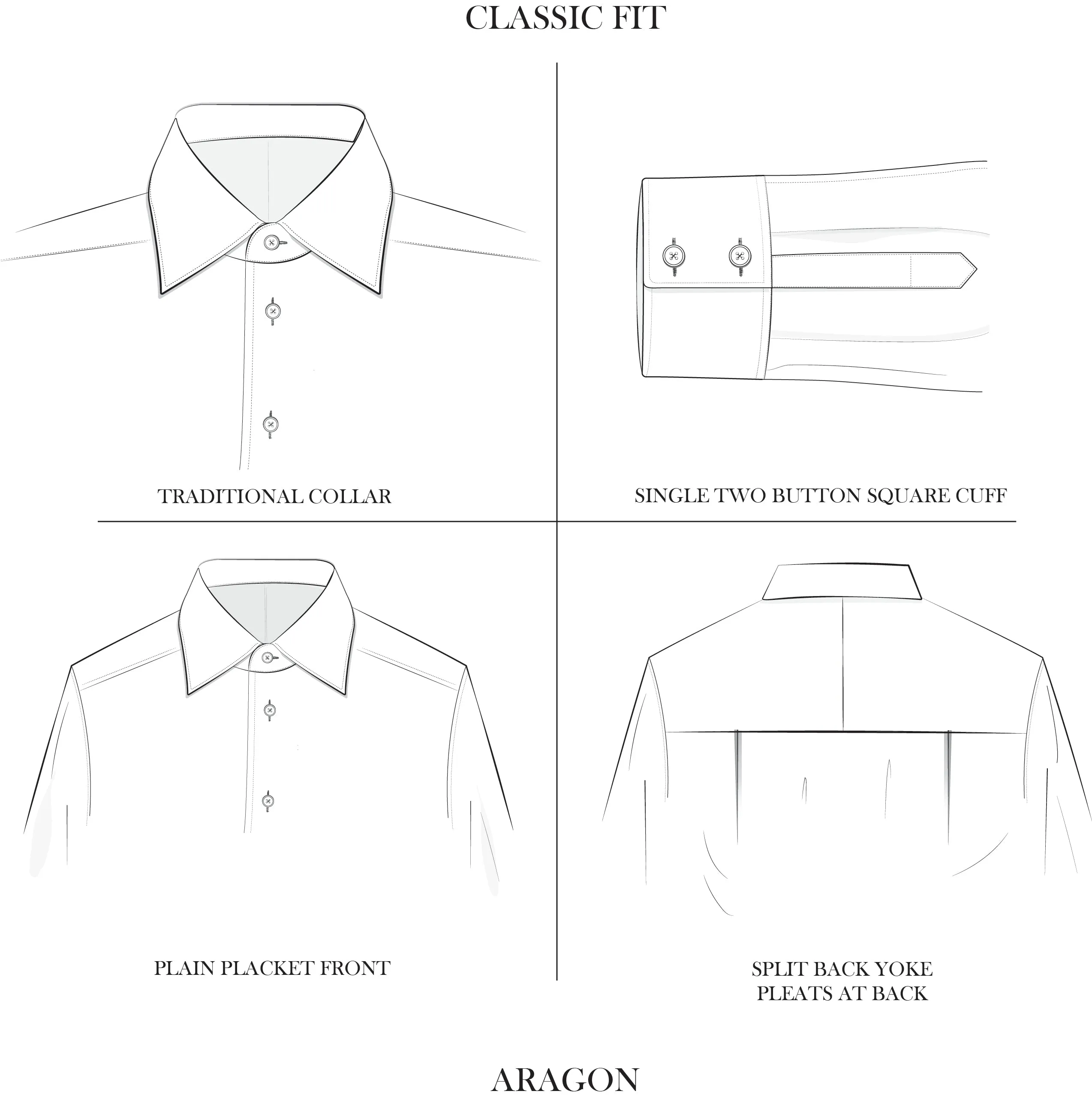 Aragon Brown Blue Gingham Shirt