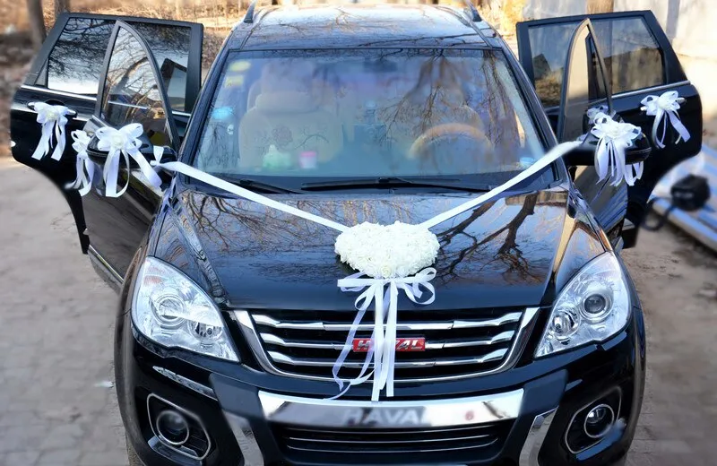 Artificial Flower Wedding Car Decor