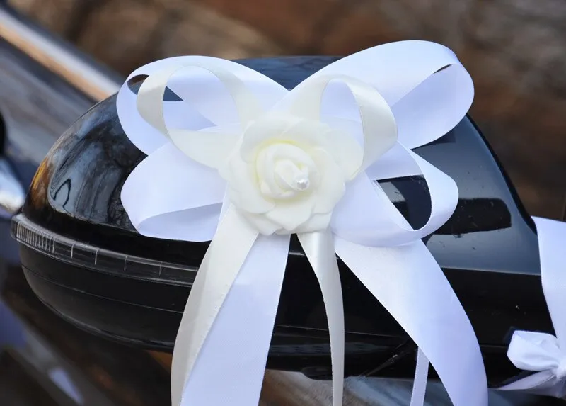 Artificial Flower Wedding Car Decor