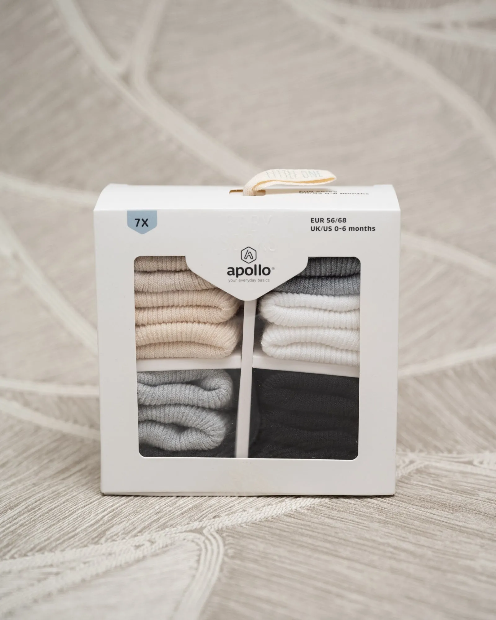 Babies Basic Socks Giftbox 7PACK - Unisex