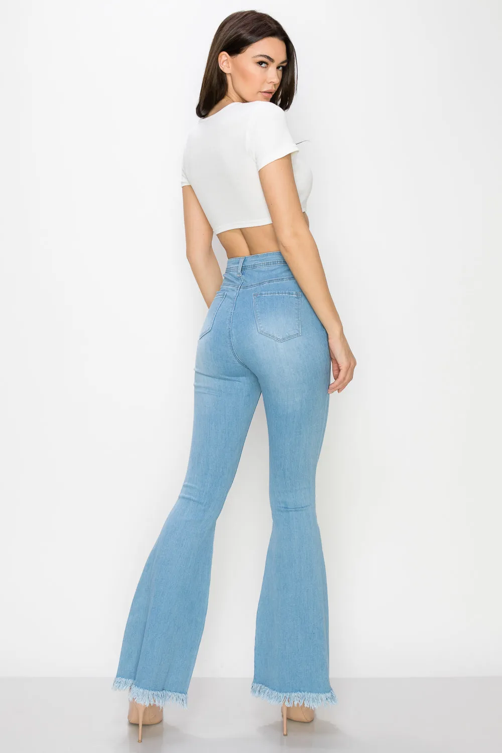 BC-011 Mind Of Her Own Flare Jeans
