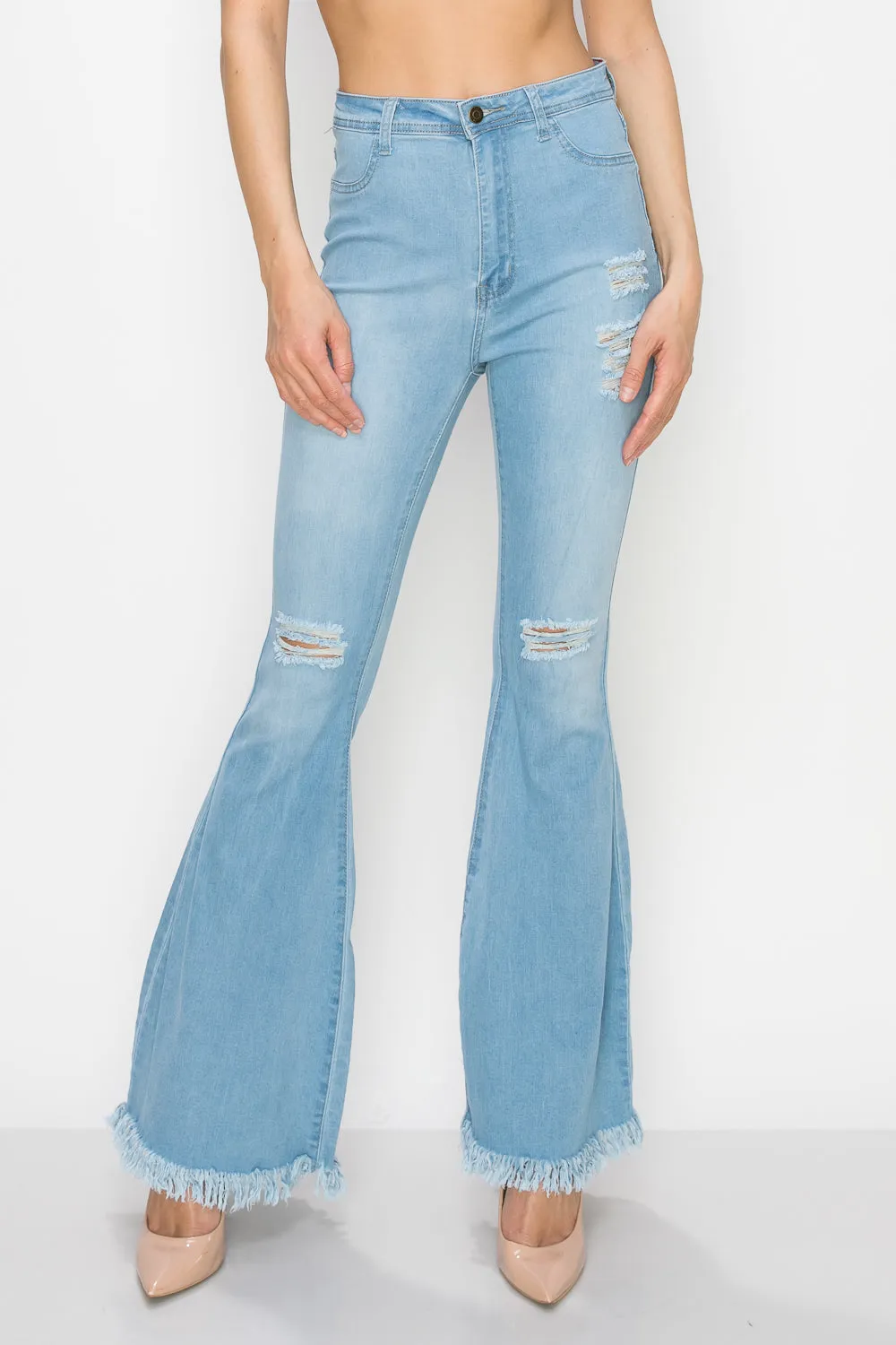 BC-011 Mind Of Her Own Flare Jeans