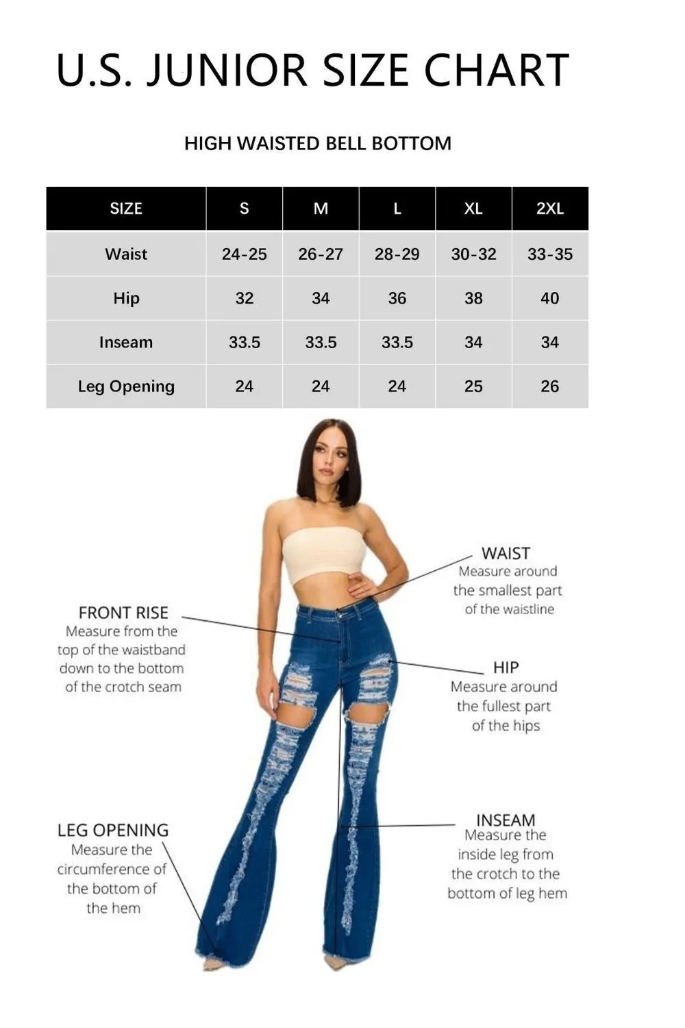 BC-067 DARK Stretchy 5 BUTTON Flare Jeans