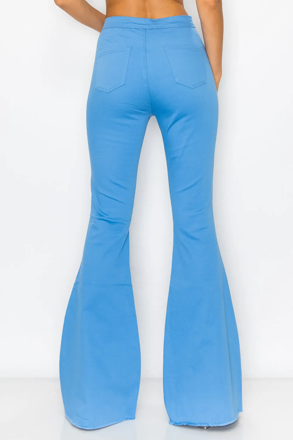 BC-420 SKY BLUE COLORED BELL BOTTOMS