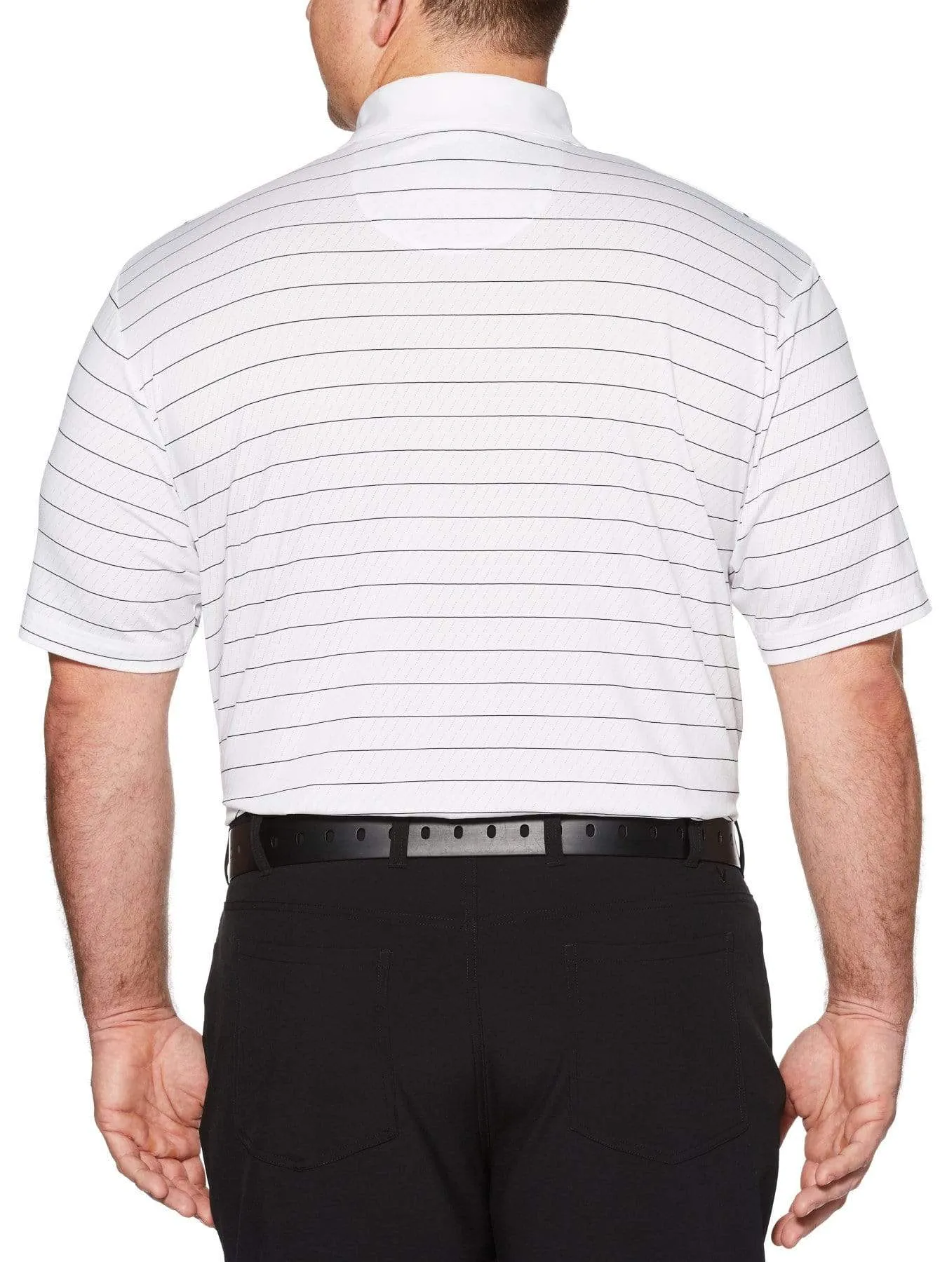 Big & Tall Ventilated Stripe Polo