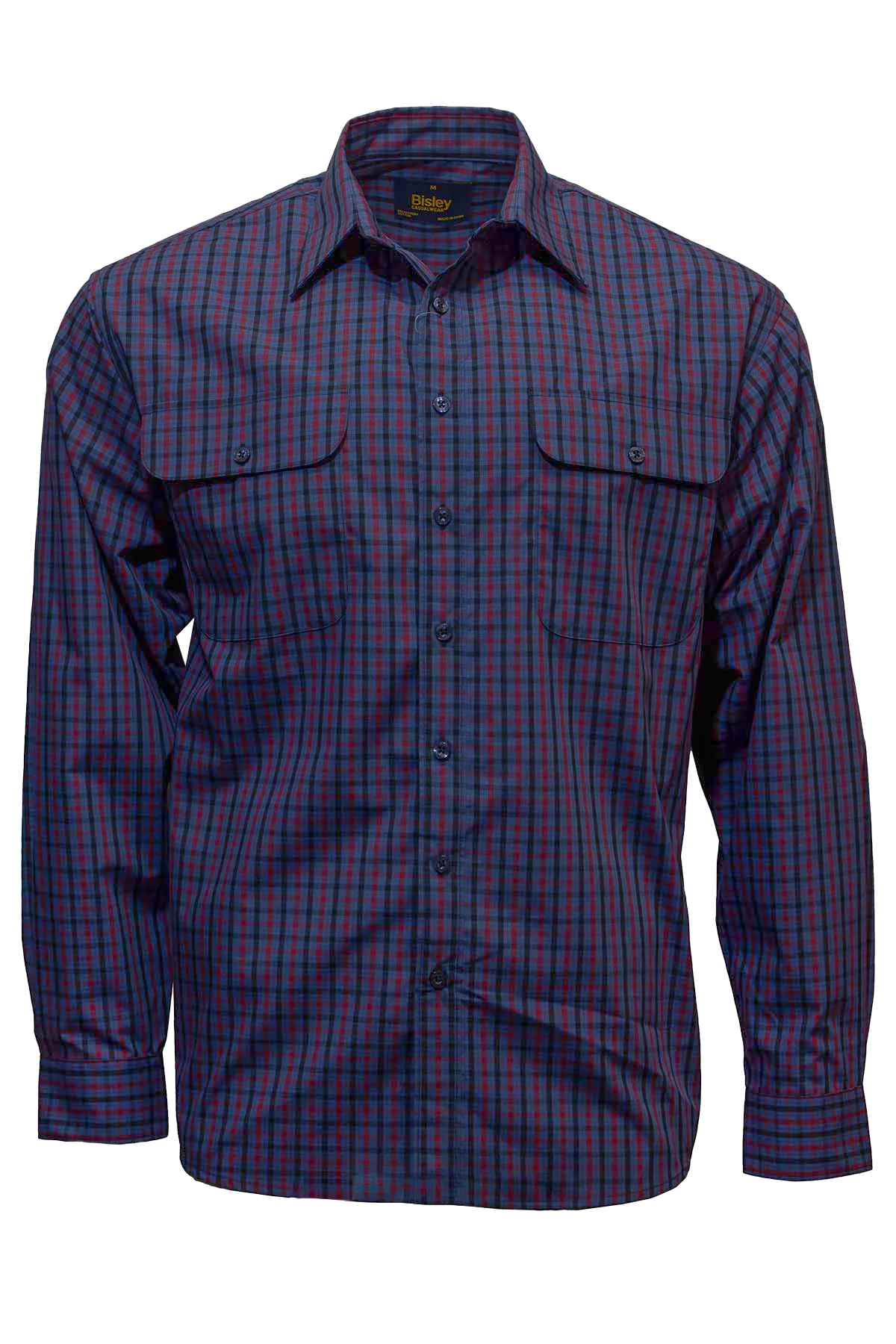 Bisley Long Sleeve Small Check Shirt