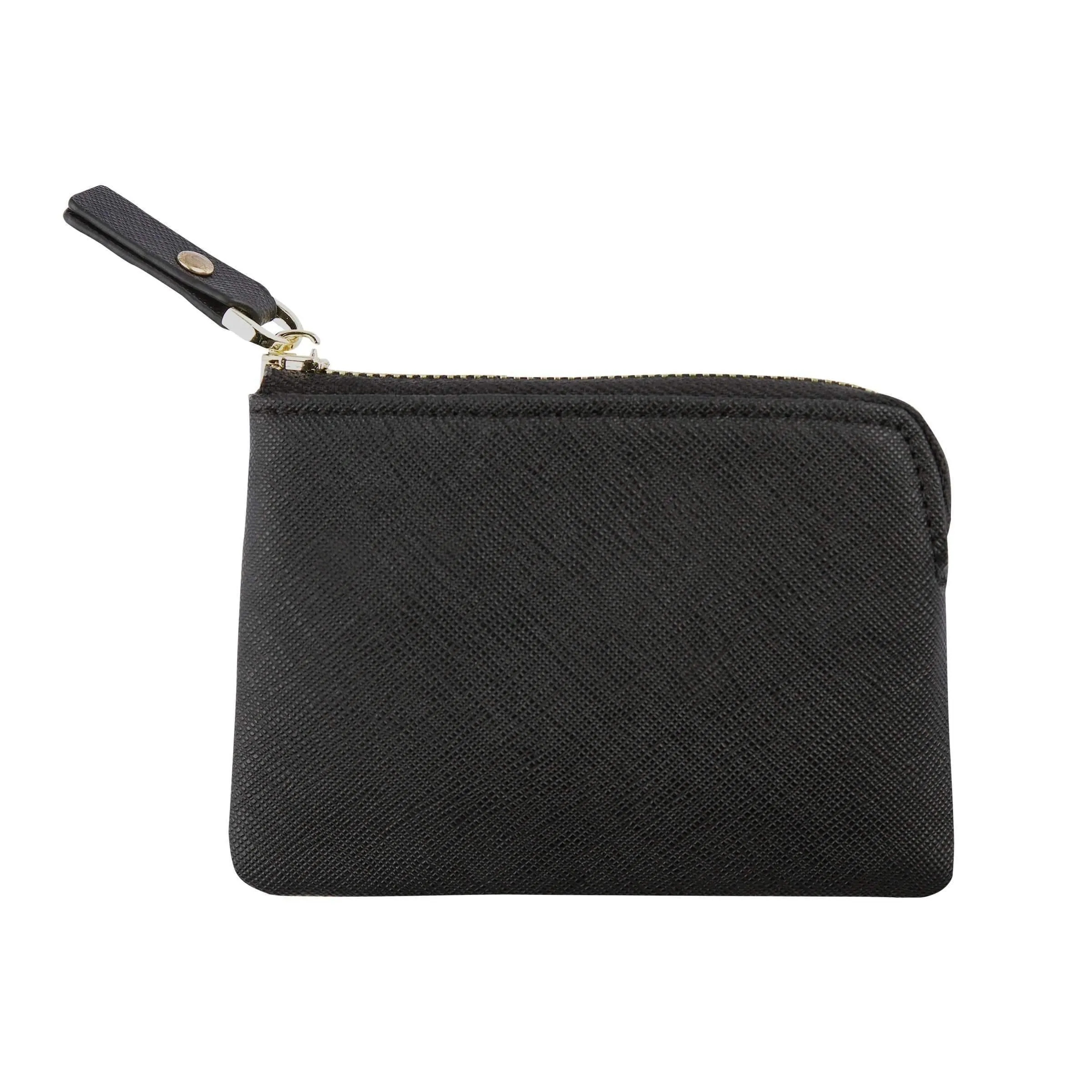 Black - Saffiano Coin Pouch