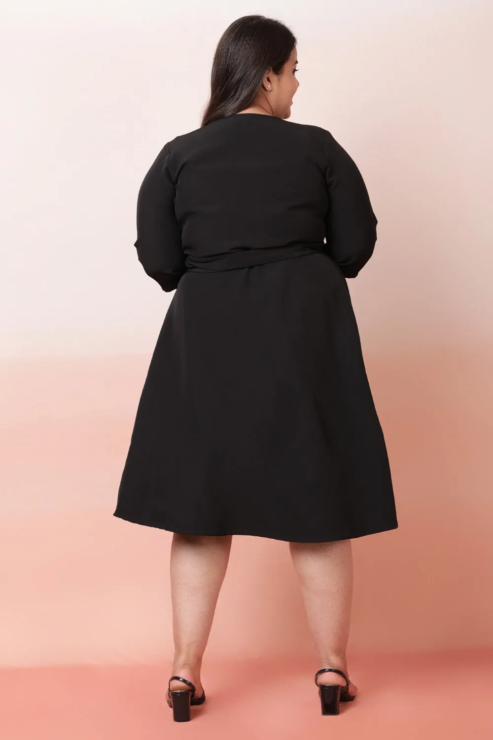 Black Wrap Dress 1