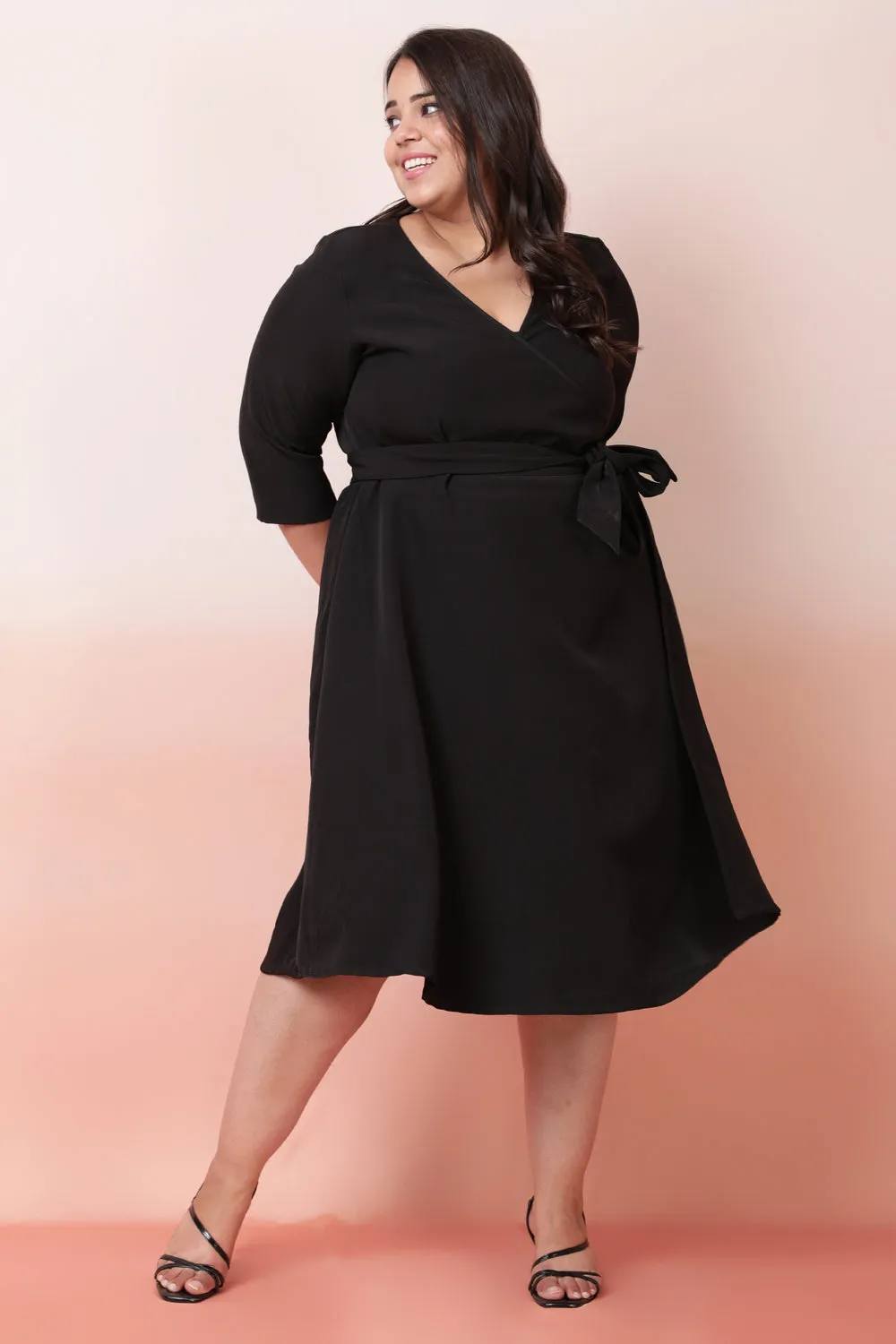 Black Wrap Dress 1