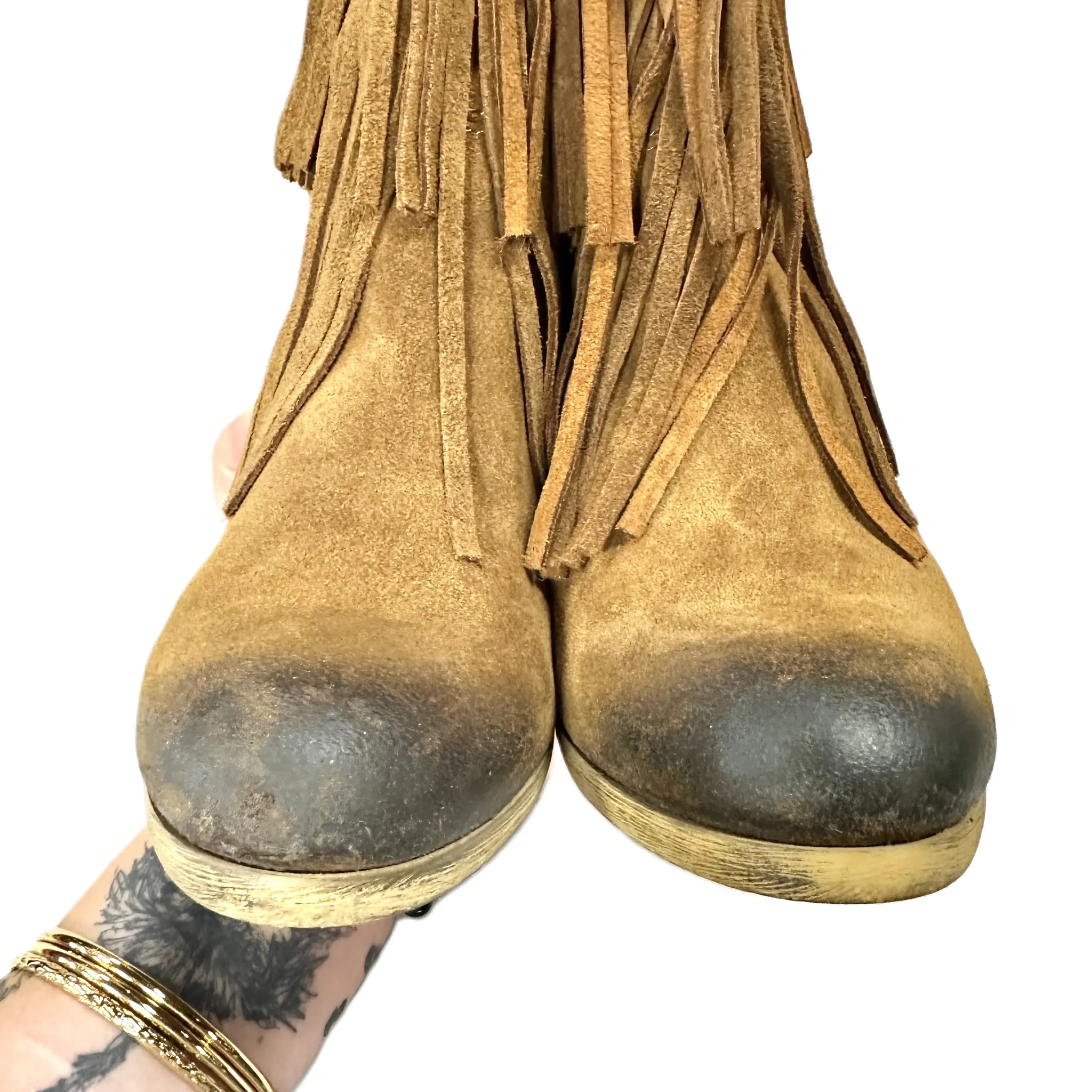 Boots Leather By Denim & Supply By Ralph Lauren In Brown, Size: 8