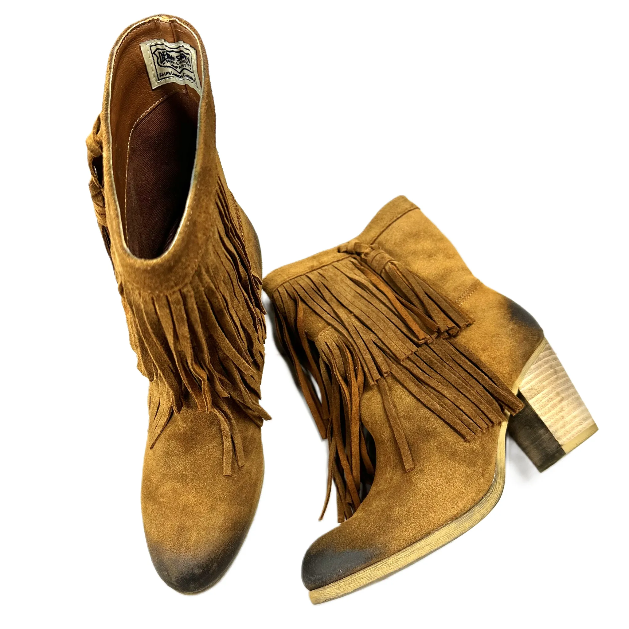 Boots Leather By Denim & Supply By Ralph Lauren In Brown, Size: 8