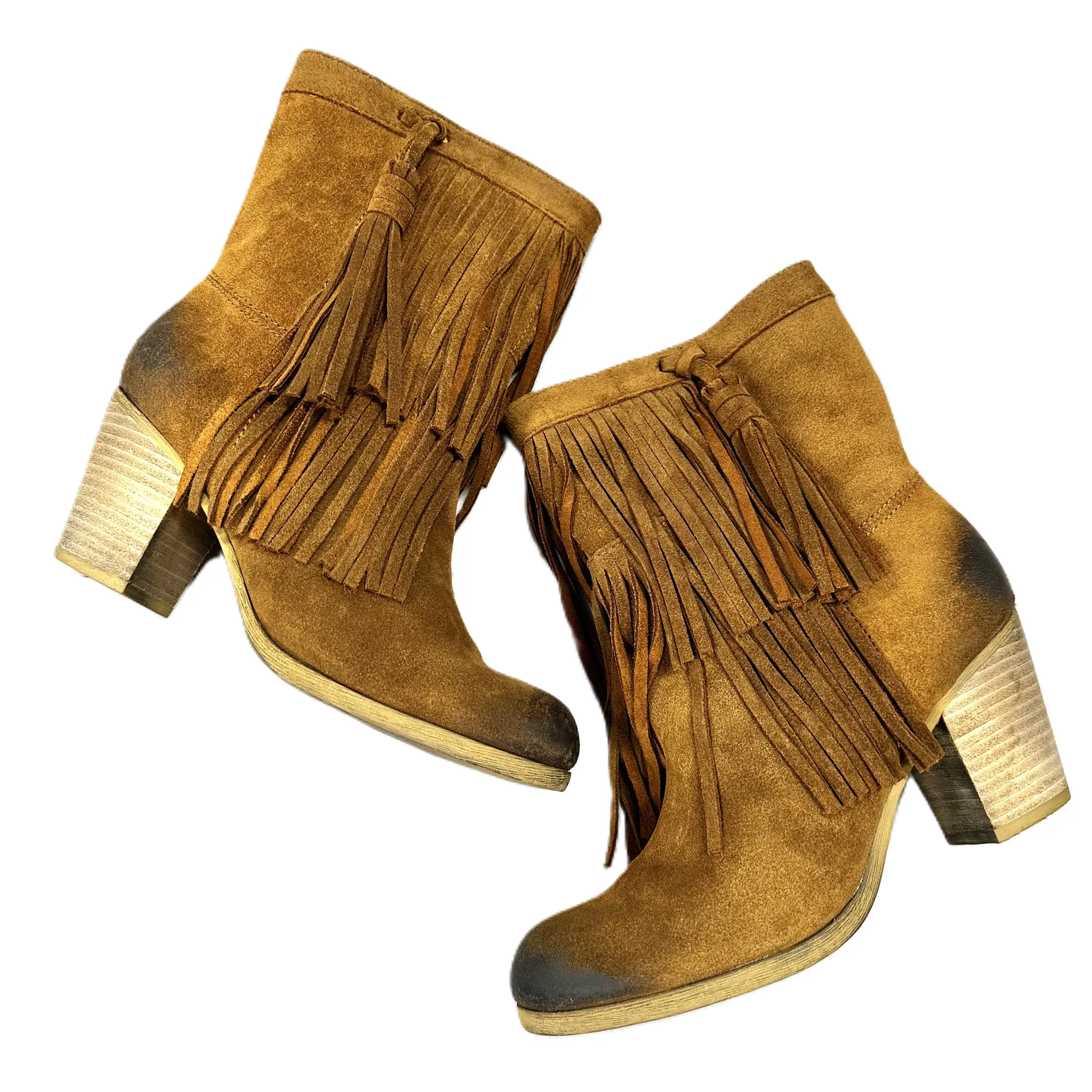 Boots Leather By Denim & Supply By Ralph Lauren In Brown, Size: 8