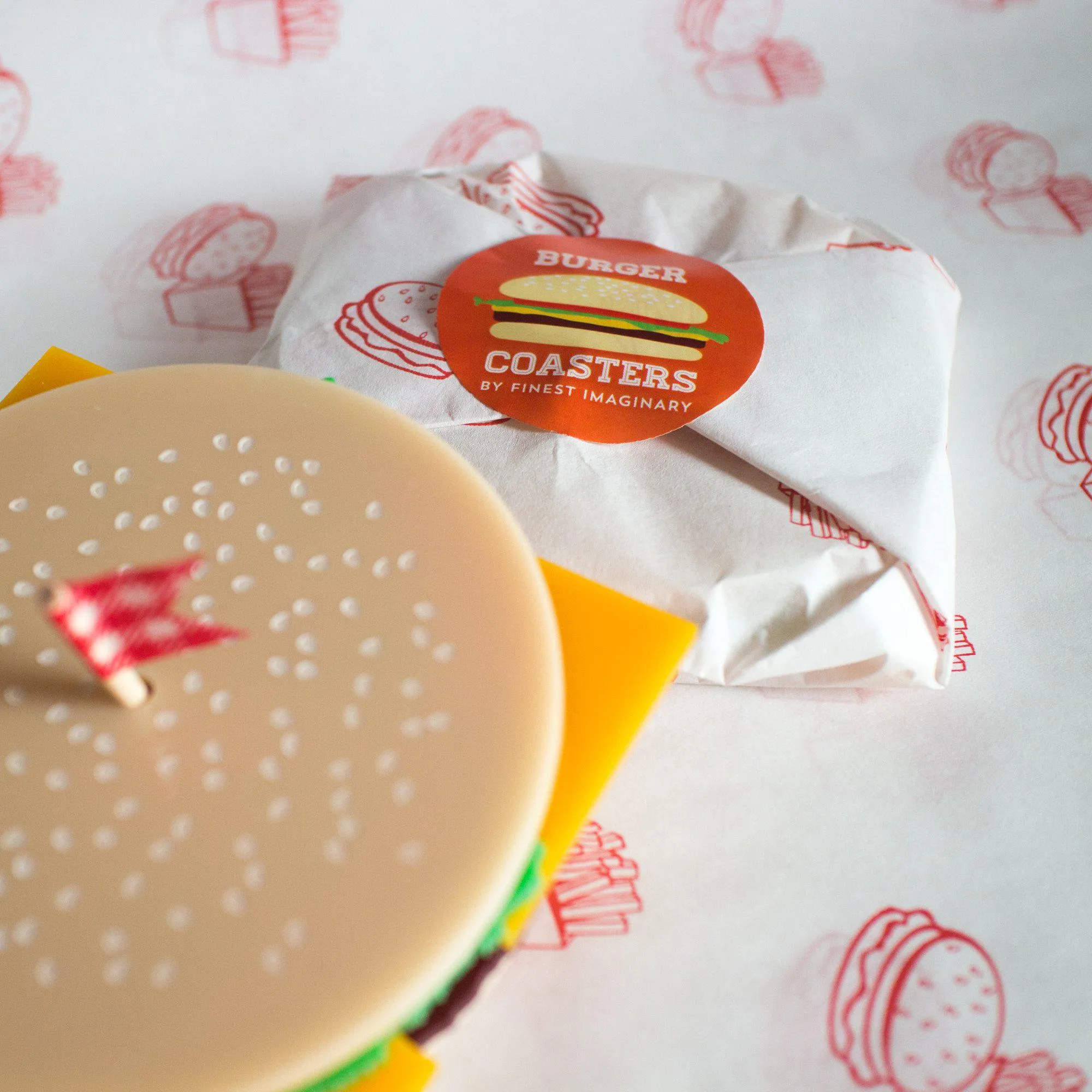 Burger Coasters