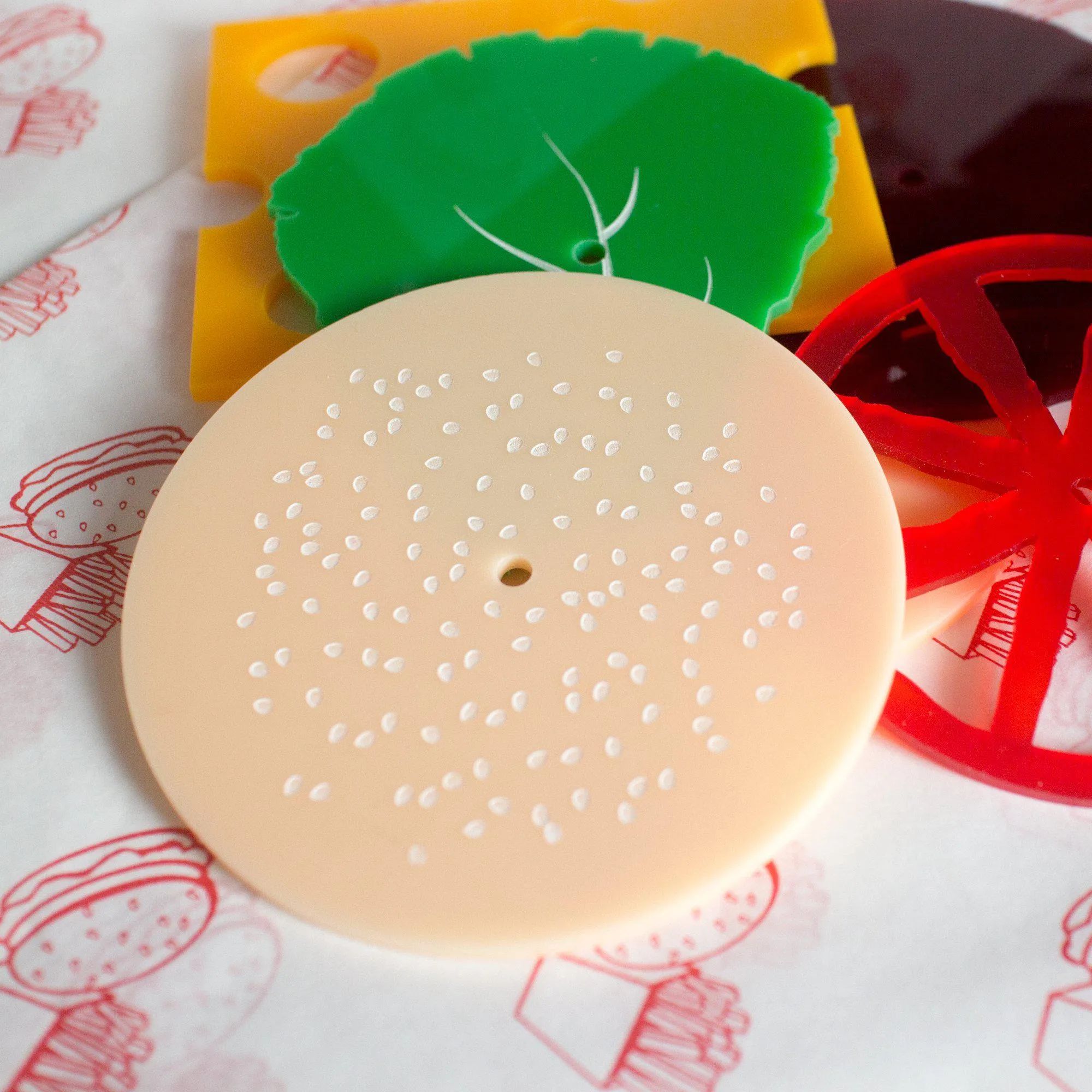 Burger Coasters