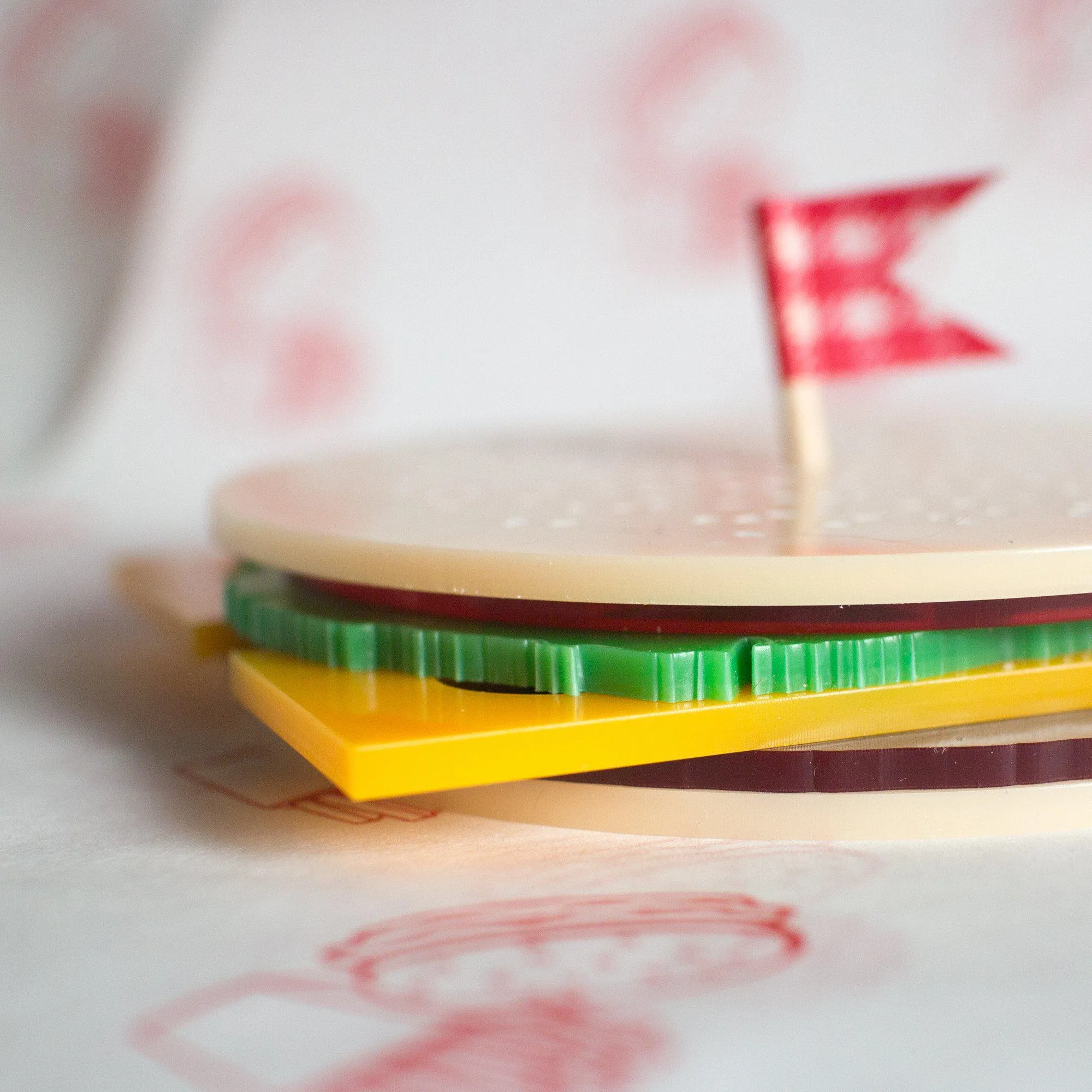 Burger Coasters