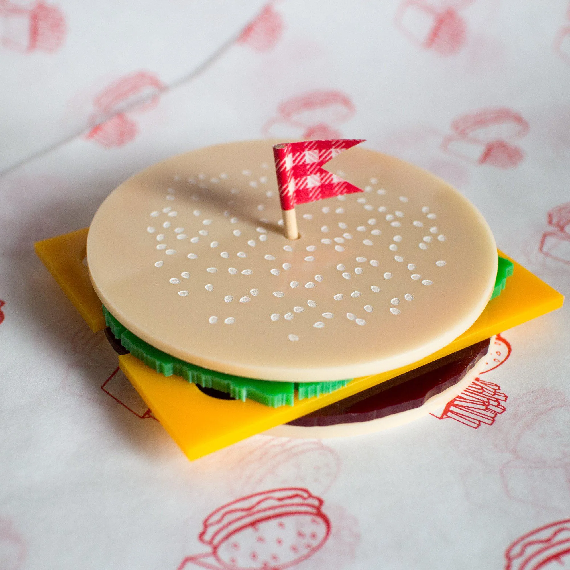 Burger Coasters