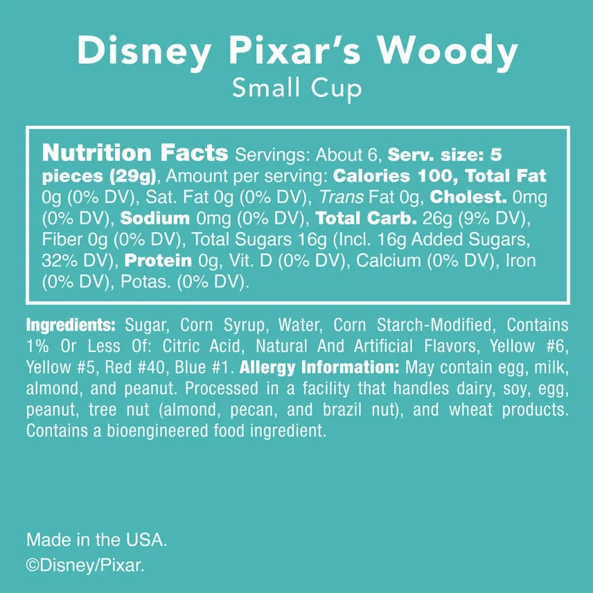 Candy Club Disney Pixar Toy Story Woody Sheriff Stars