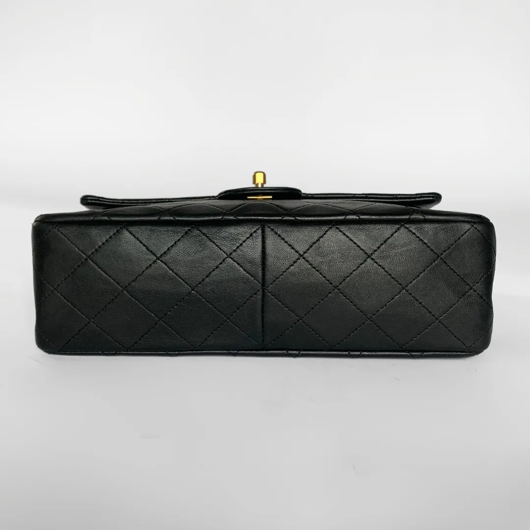 Chanel Classic Double Flap Bag Tall Medium Lambskin Leather