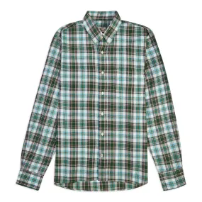Check Button Down Shirt - Green