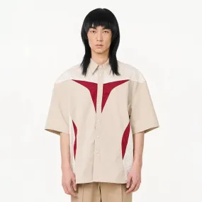 Contrast Blades Buttoned Shirt
