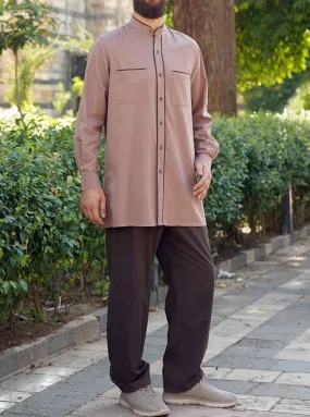 Contrast Trim Shirt
