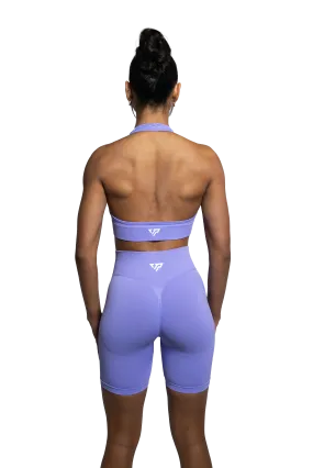 CORE SCRUNCH BIKE SHORTS - LAVENDER