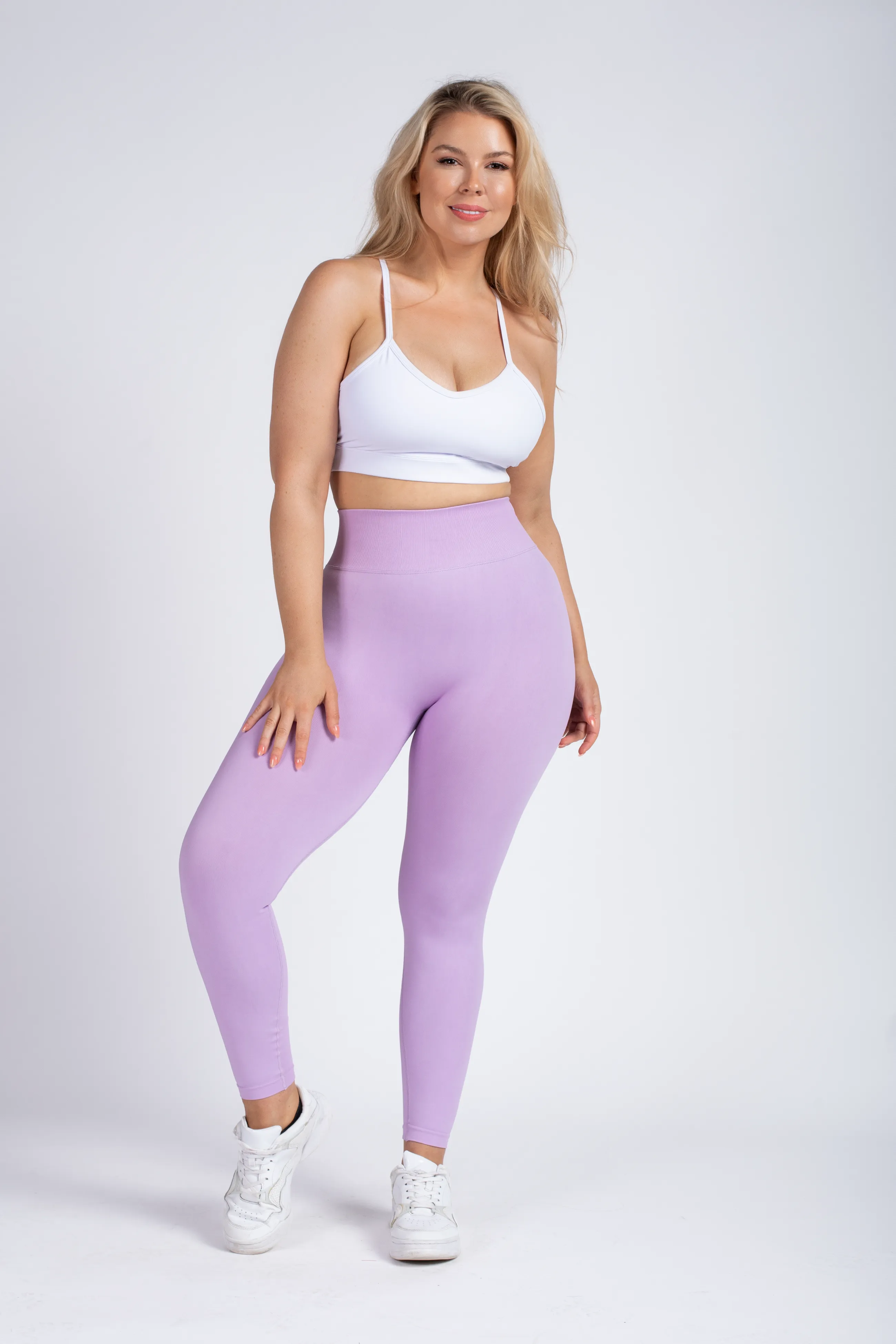 CORE SCRUNCH LEGGINGS - LILAC