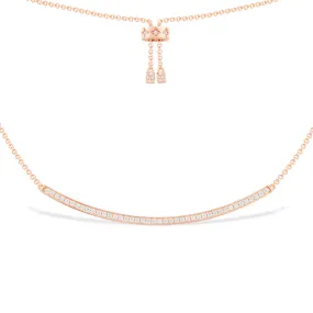 Dainty Pavé Adjustable Necklace