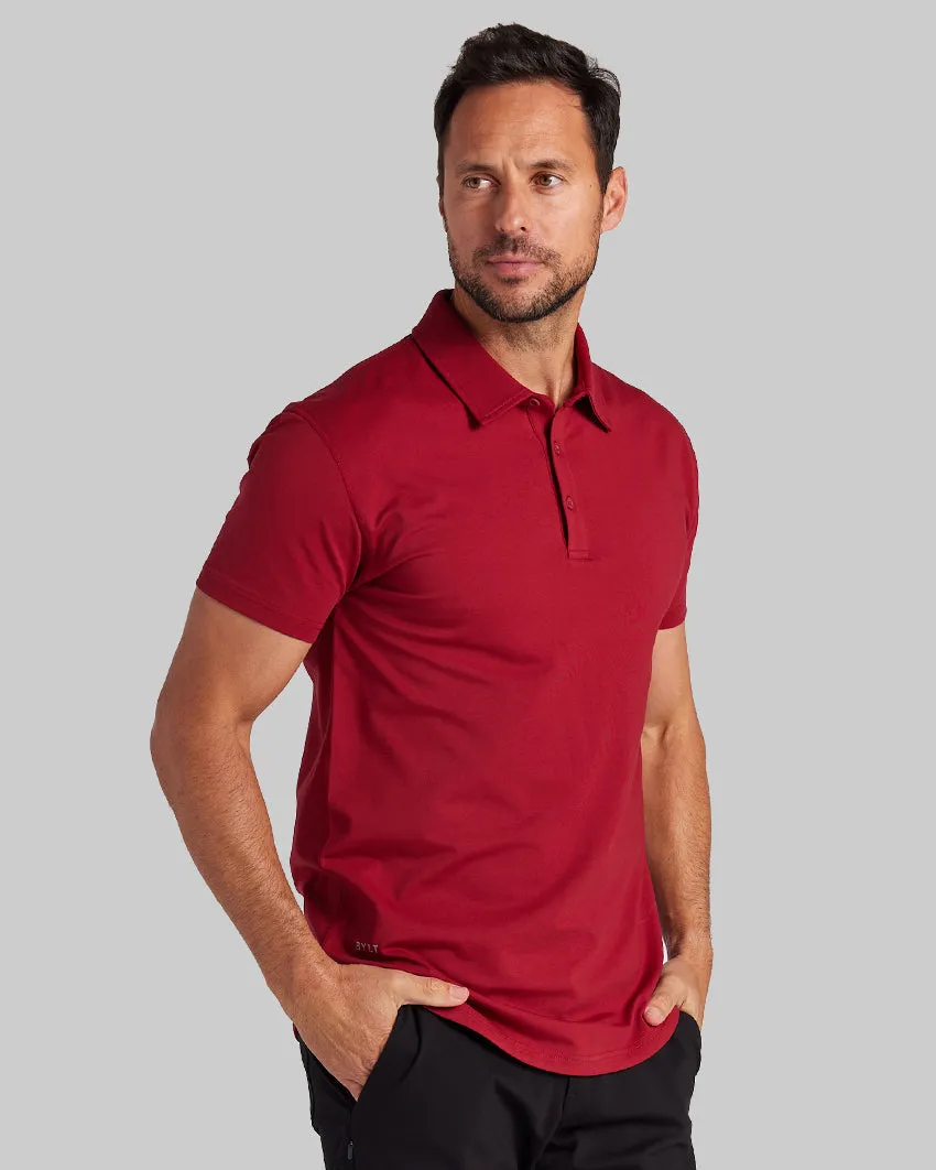 Drop-Cut Polo: BYLT Signature <!-- Size L -->