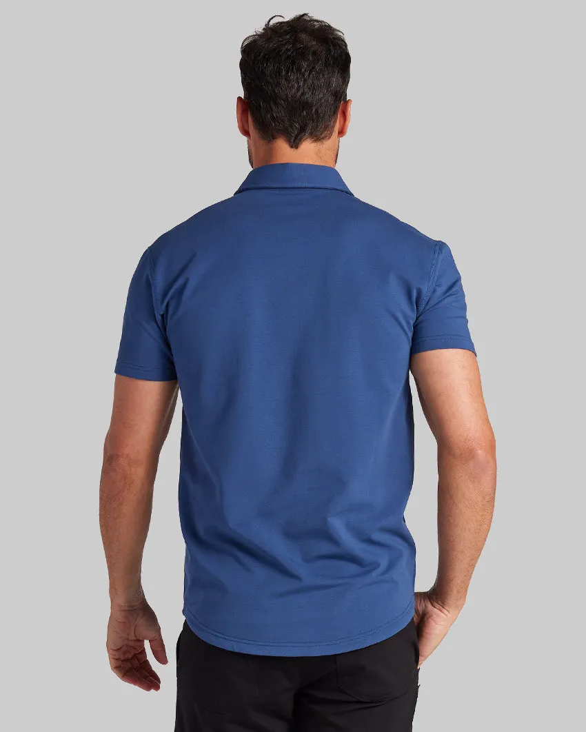 Drop-Cut Polo: BYLT Signature <!-- Size L -->