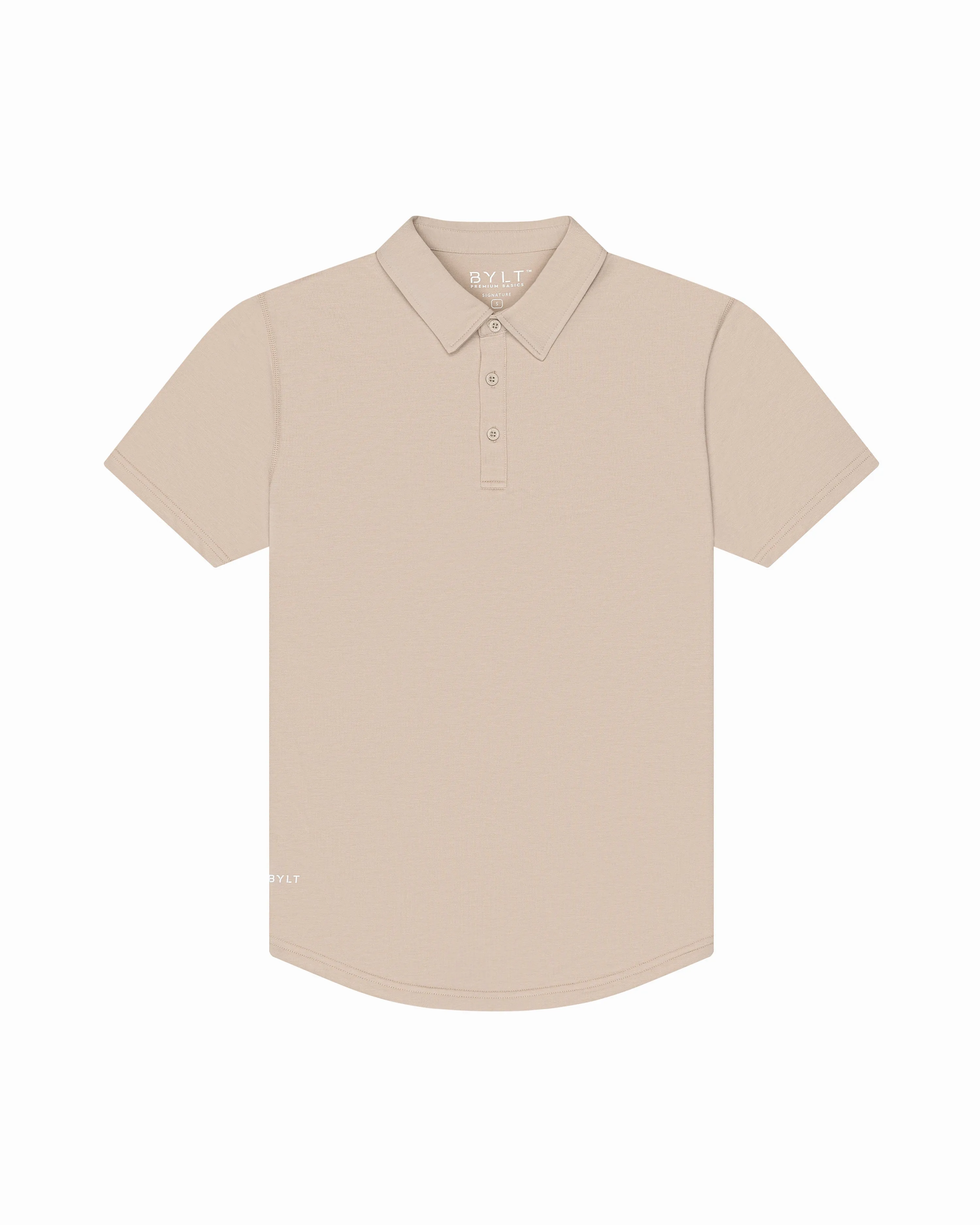 Drop-Cut Polo: BYLT Signature <!-- Size L -->