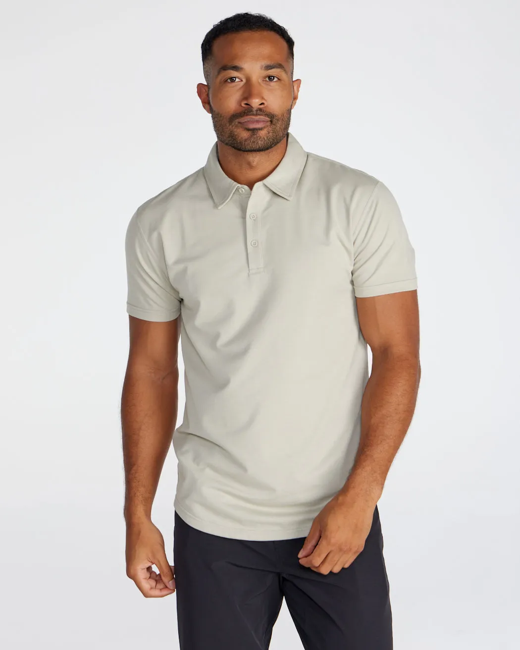 Drop-Cut Polo: BYLT Signature <!-- Size L -->