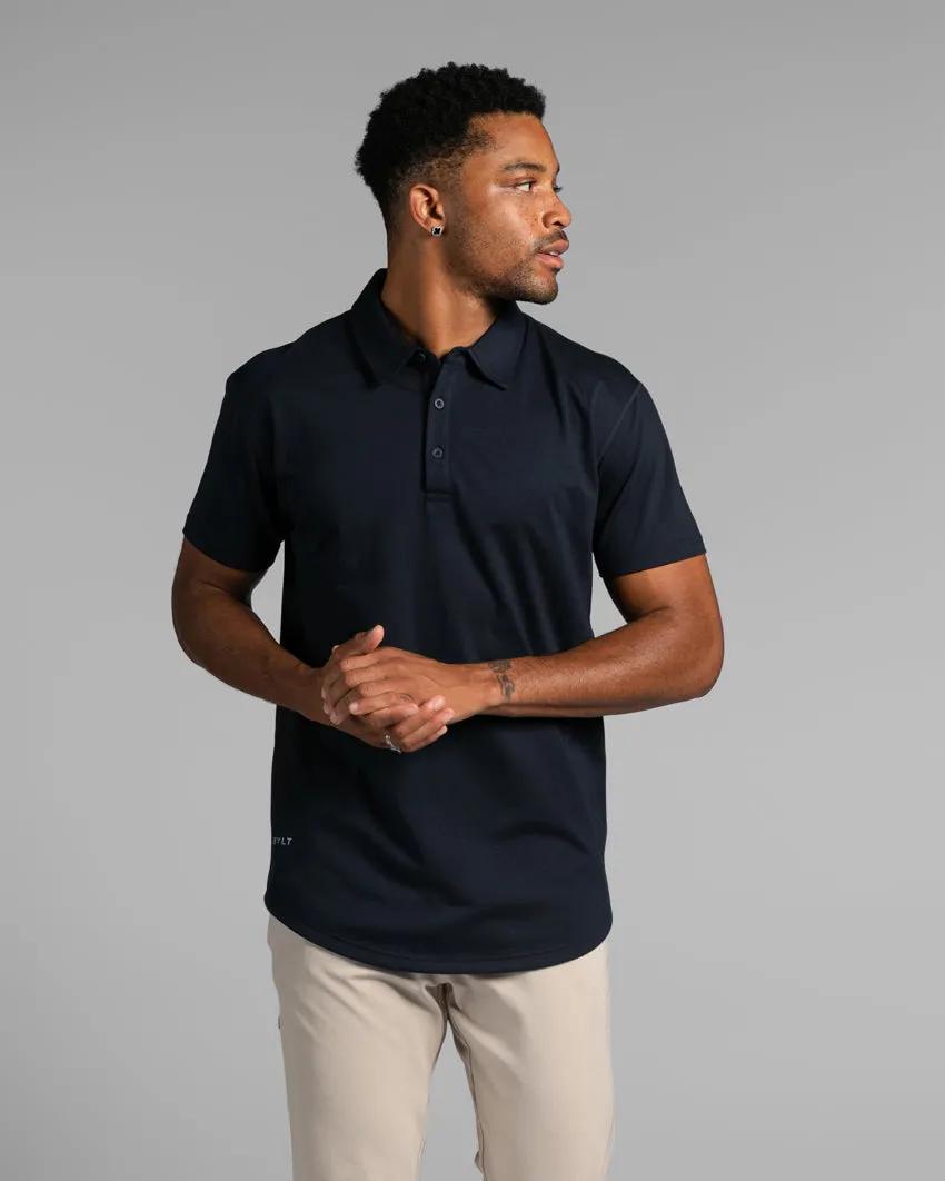 Drop-Cut Polo: BYLT Signature <!-- Size L -->