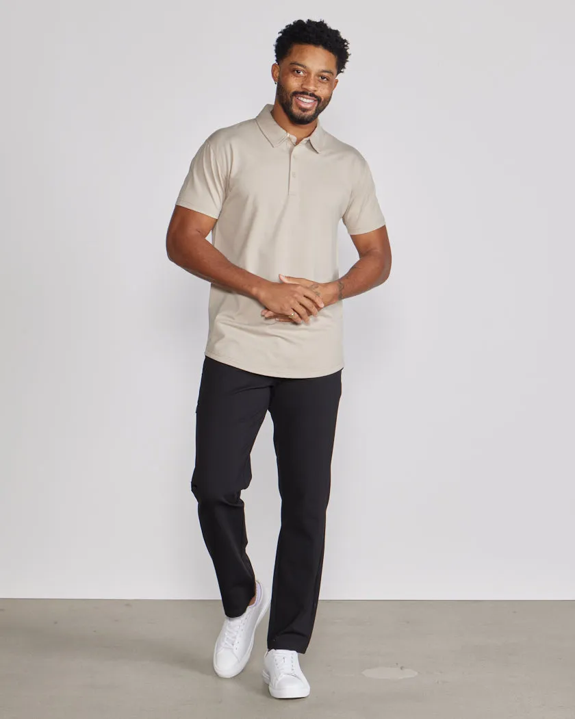 Drop-Cut Polo: BYLT Signature <!-- Size L -->