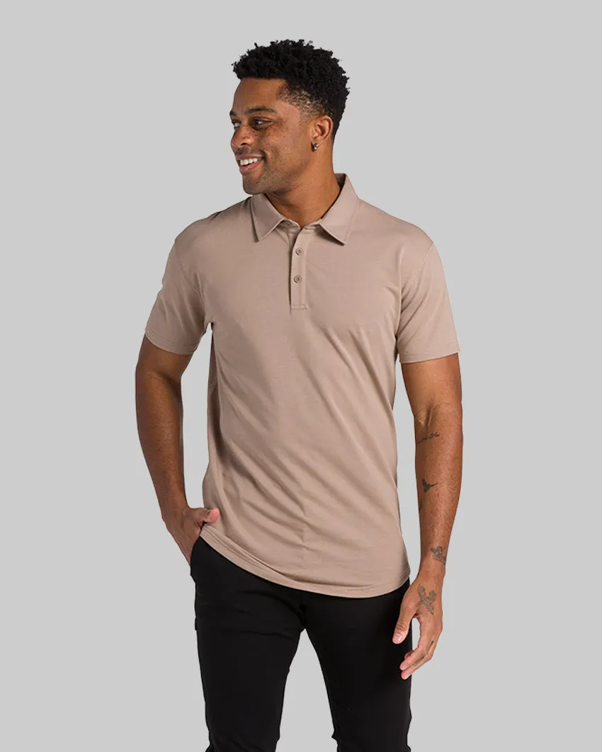 Drop-Cut Polo: BYLT Signature <!-- Size XL -->