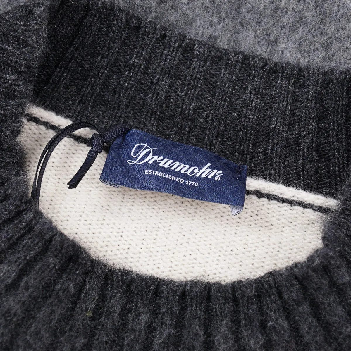 Drumohr Patterned Lambswool Sweater