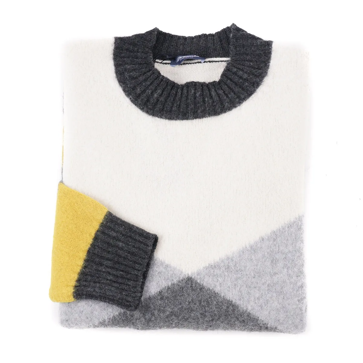 Drumohr Patterned Lambswool Sweater